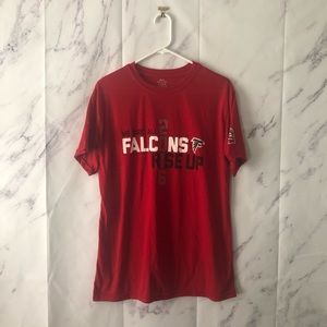 WE ARE ALL FALCONS ATLANTA RISE UP 2016 SHORT SLEEVE T-SHIRT MENS LARGE